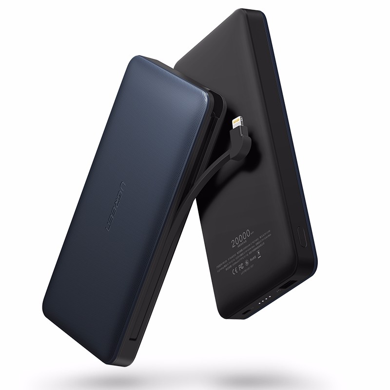 沐鸣2苹果移动电源，20000毫安自带iPhone8X数据线