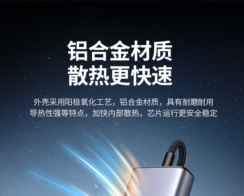 chooer CM512扩展坞同时连接多个设备，提升使用效率