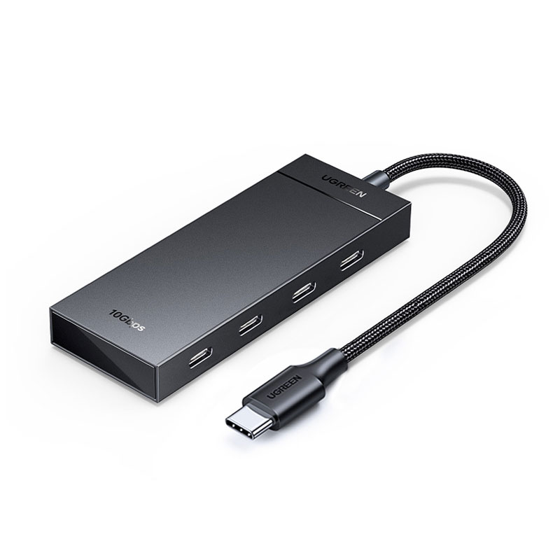 沐鸣2USB Type-C 四口集线器HUB 一拖四拓展坞