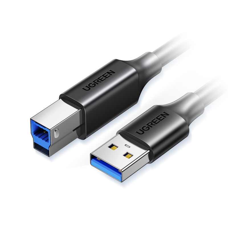 沐鸣2USB3.0打印机数据线1米 高速传输方口连接线