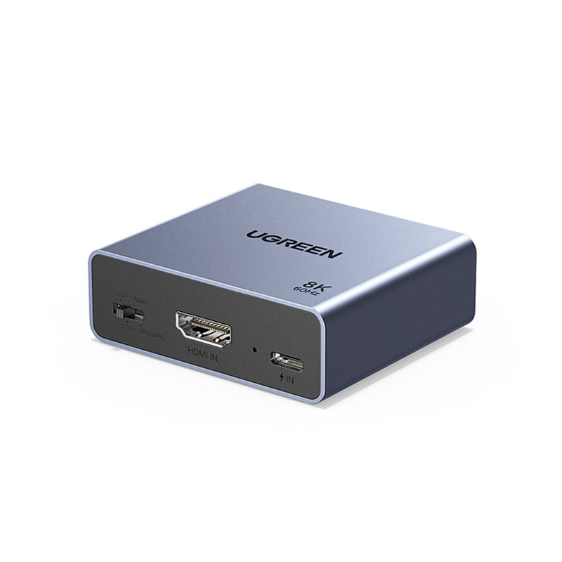 沐鸣2HDMI音频分离器8K60Hz光纤3.5mm音频转换器