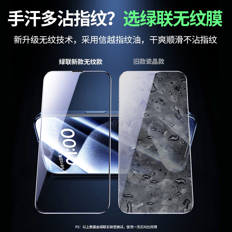 沐鸣2适用iPhone15ProMax全覆盖防摔抗指纹钢化膜