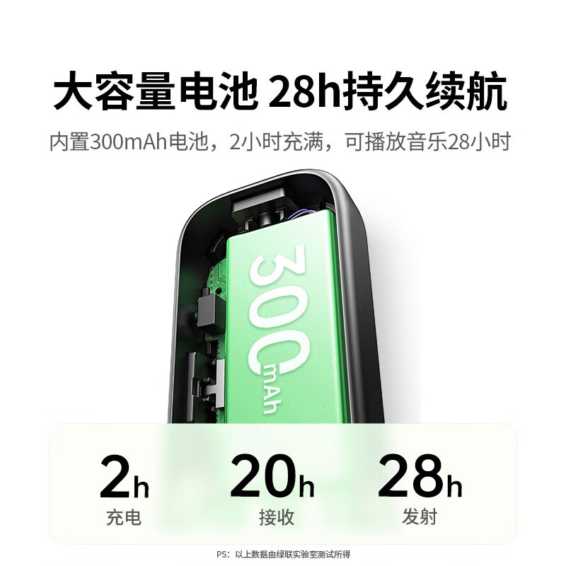 沐鸣2蓝牙5.2接收器发射器一拖二无线音频适配器