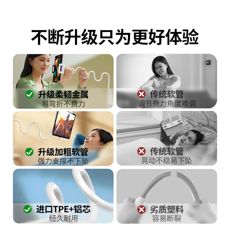 沐鸣2平板手机懒人支架 360°随意调节 桌面直播支撑架