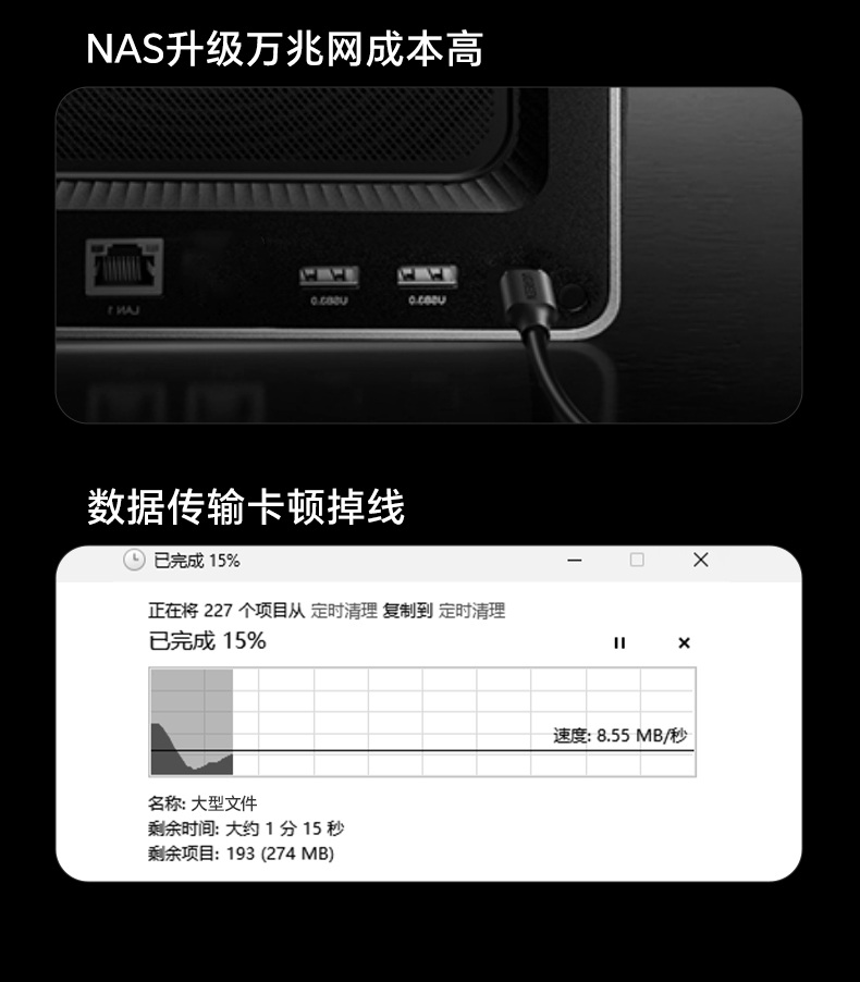 沐鸣25GbE网卡 100G文件秒传 8K视频流畅无卡顿