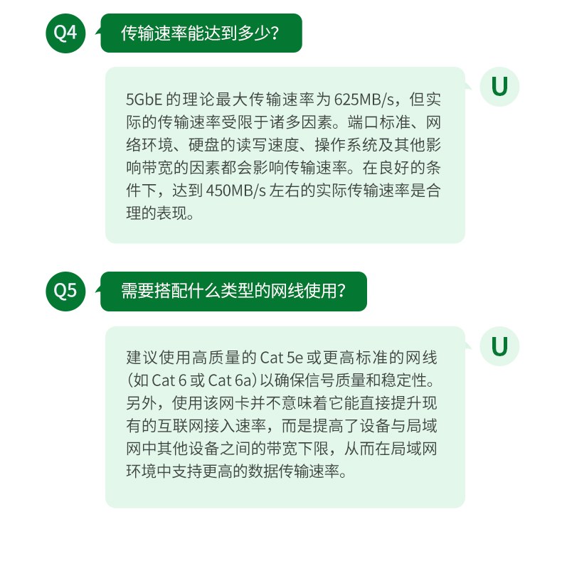 沐鸣25GbE网卡 20cm线长 移动办公便携首选