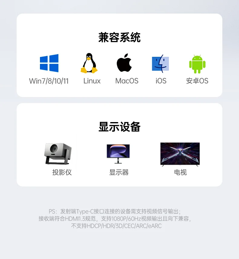 沐鸣2无线投屏器 会议培训无障碍投屏