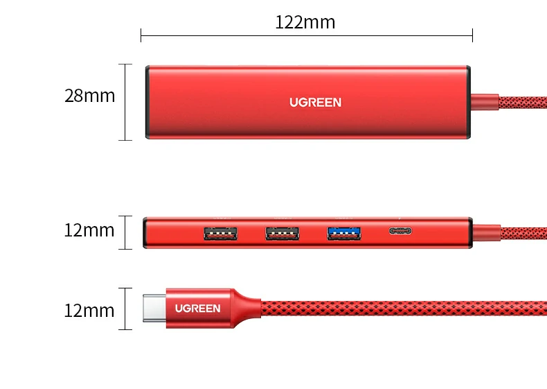 沐鸣2CM478-75325 产品核心卖点总结图：4K30Hz+100W+USB3.0+轻量便携