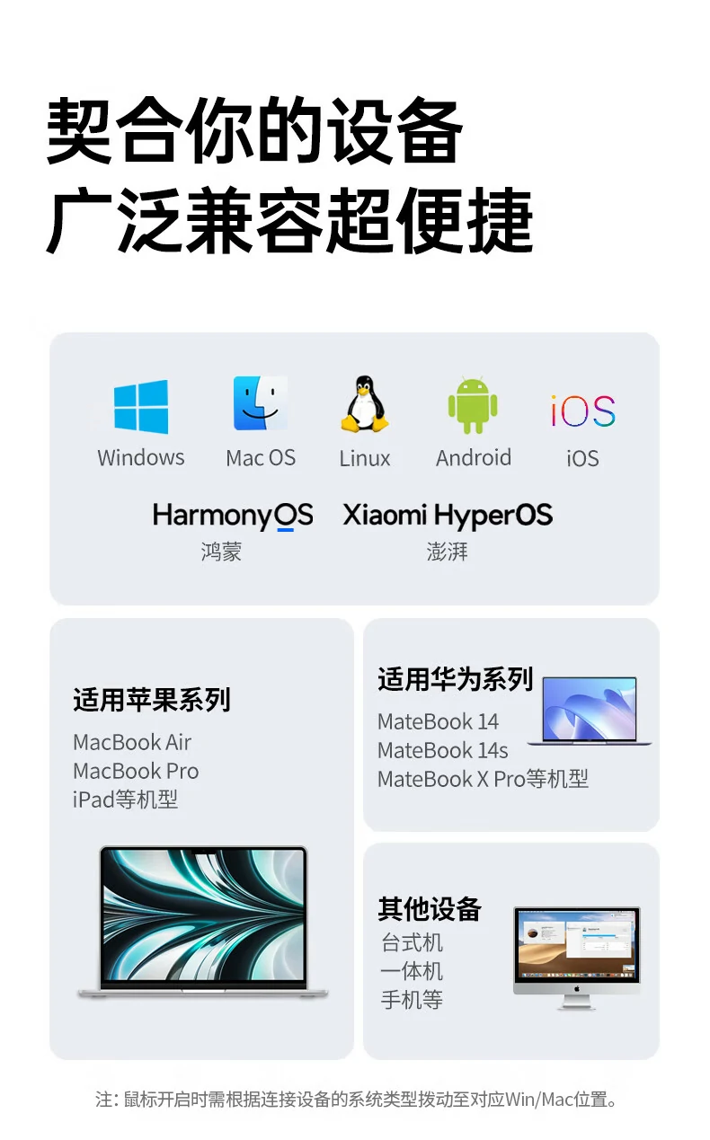 沐鸣2M571S开箱内容：鼠标+2.4G接收器+Type-C线+说明书