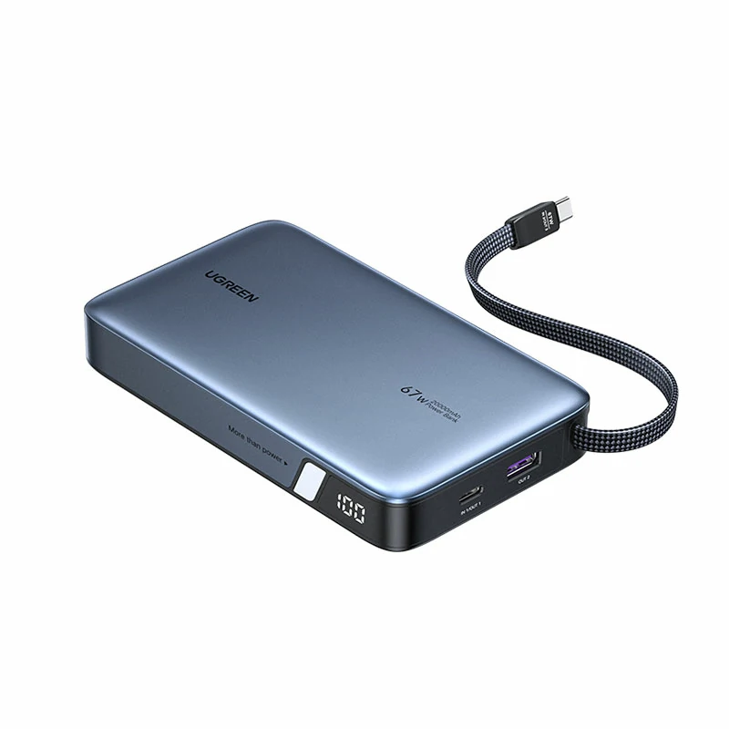 沐鸣267W自带线 超能块 充电宝 20000mAh