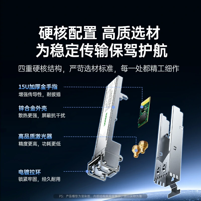 沐鸣2千兆多模双纤 SFP 光模块