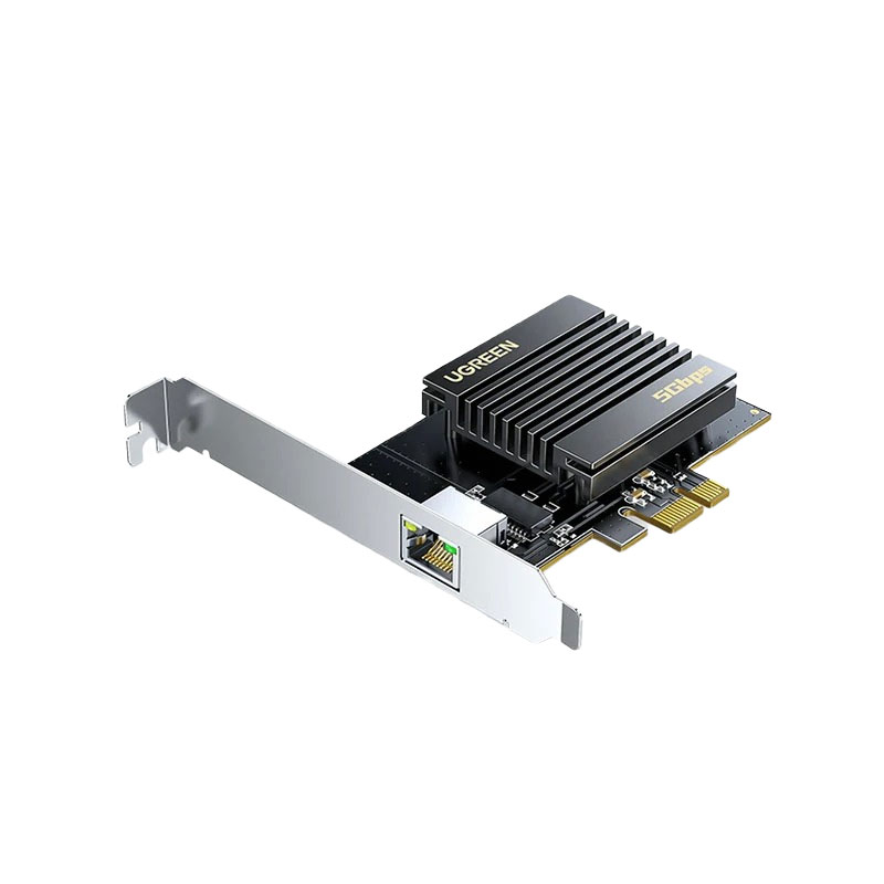 沐鸣2PCI-e转RJ45 5G有线网卡 瑞昱芯片