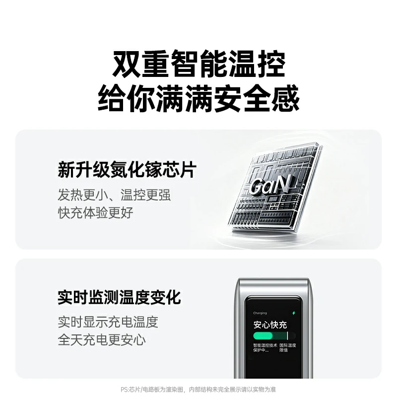 沐鸣2速显充 160W快充屏显氮化镓五口充电器 易烊千玺同款
