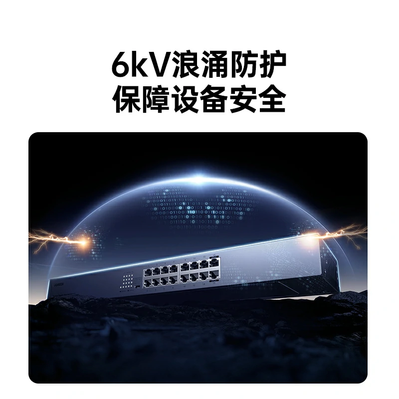 沐鸣216口全千兆交换机 标准机架版