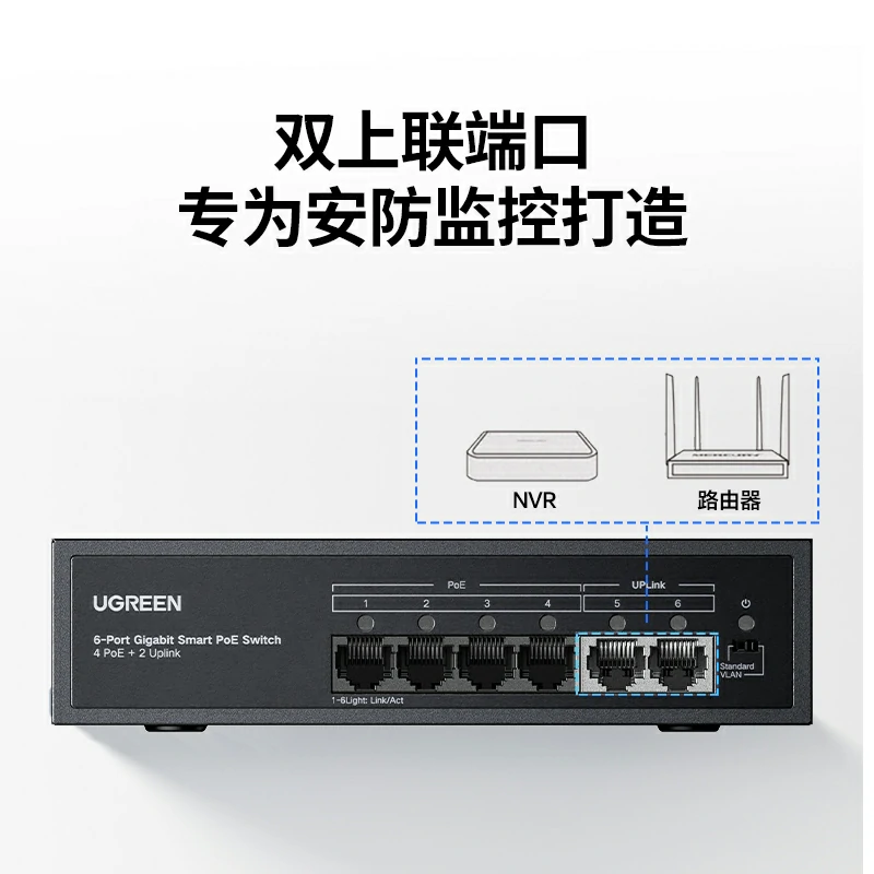 沐鸣26口千兆PoE以太网交换机